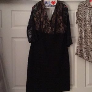 Black cocktail dress